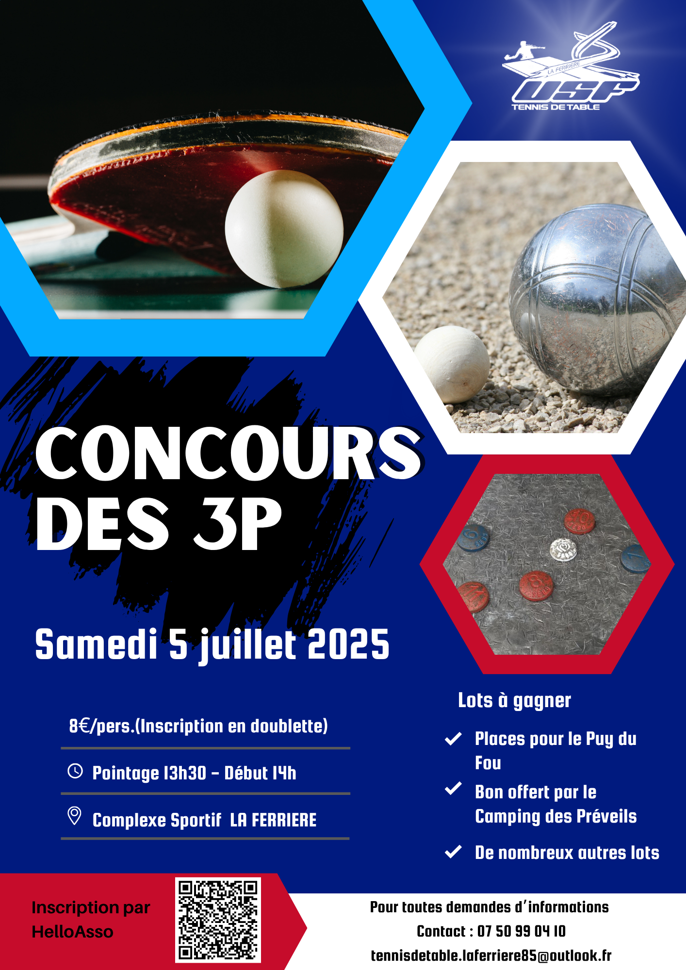 CONCOURS DES 3P